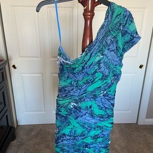 BCBGMAXAZRIA green and blue mine